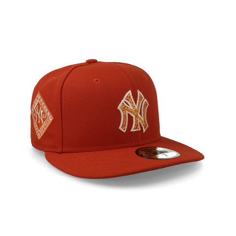 Gorra New Era 59Fifty MLB Yankees Fall Park Naranja Cerrada