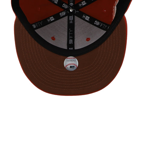 Gorra New Era 59Fifty MLB Yankees Fall Park Naranja Cerrada