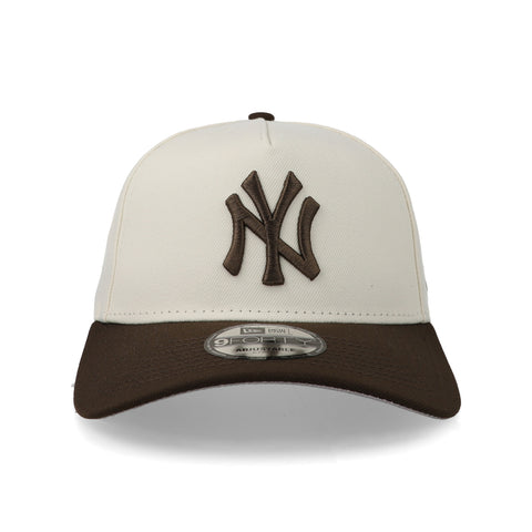 Gorra New Era 9Forty A-Frame MLB Yankees Chrome Walnut