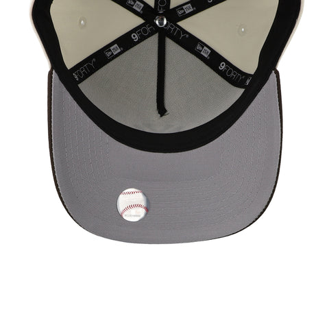 Gorra New Era 9Forty A-Frame MLB Yankees Chrome Walnut