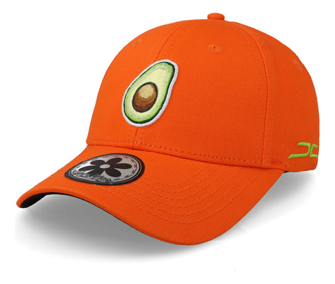 Gorra Jc Hats Avocado 1882 Curve Naranja Unitalla