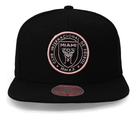 Gorra Mitchell & Ness MLS Inter Miami Primary Logo Snk Negro