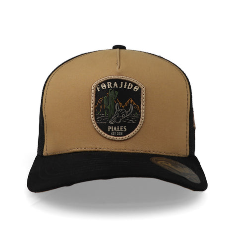 Gorra Piales Forajido Cameo 0193 Mostaza/Negro Unitalla