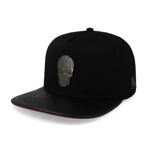 Gorra Cash Only Skull Black Red Visor23 Negro Unitalla