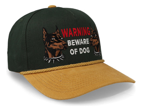 Gorra Field Grade Beware Of Dog 1004592 Verde Unitalla