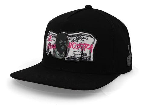 Gorra Cash Only Franklin La Cosa Nostra All Black 1012 Unita