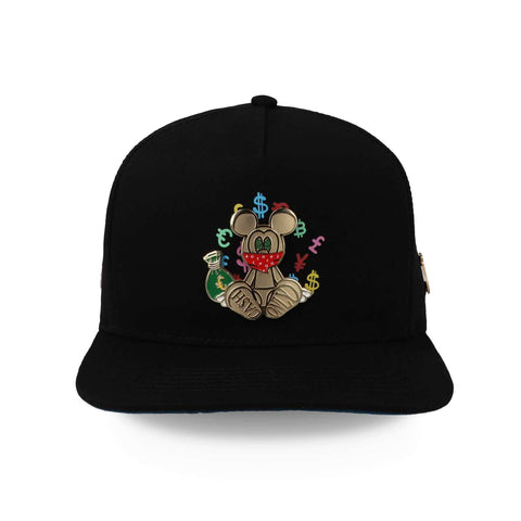 Gorra Cash Only Gold Mouse Negro Unitalla