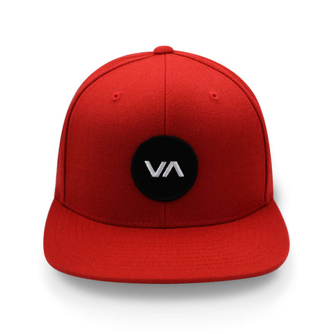 Gorra Rvca Patch Snapback Rojo Unitalla