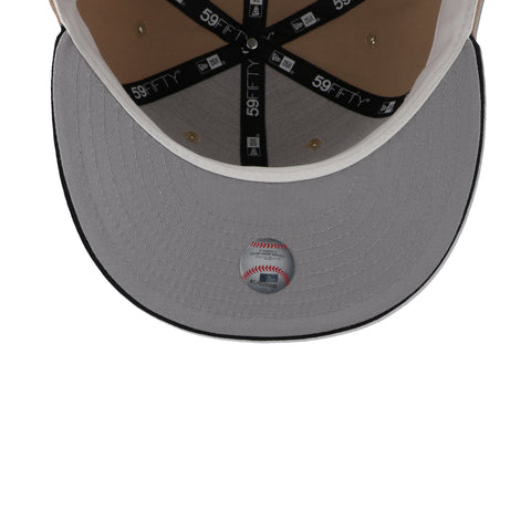 Gorra New Era 59 Fifty Core Dodgers Camello Cerrado