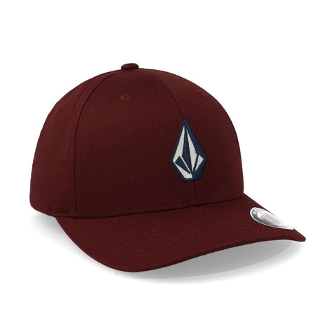 Gorra Volcom D5512320 Full Stone Flex Wht Vino Cerrada