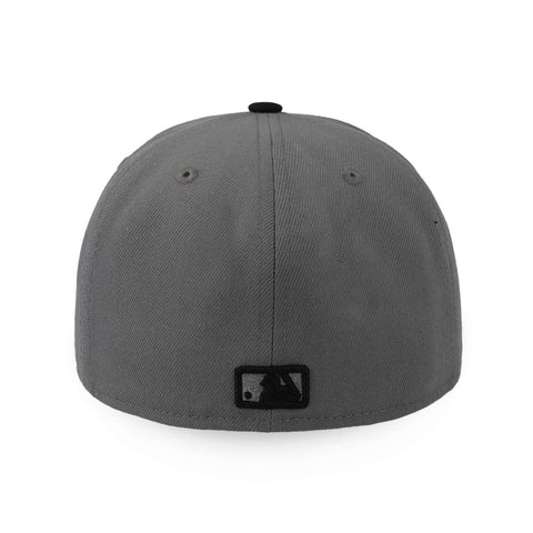 Gorra New Era 59 Fifty MLB Red Sox Basic Gris Oscuro Cerrada