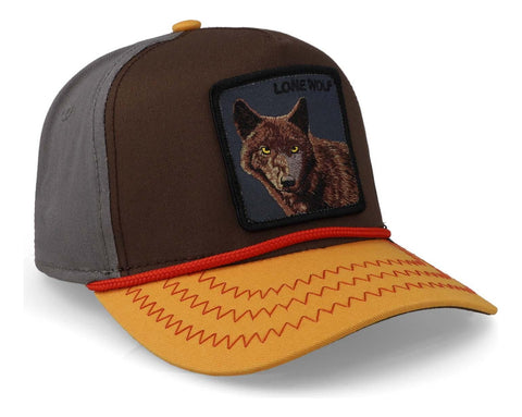 Gorra Goorin Bros 101-1327 Lone Wolf 100 Cafe Unitalla