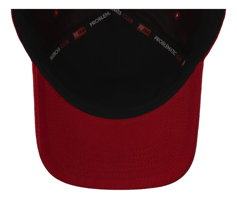 Gorra Problematic Chiquete Good Things Curva Rojo Unitalla