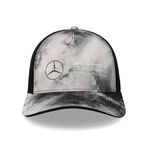 Gorra Mercedes Benz Mapf1 23 Tie Dye Trucker Gris Unitalla