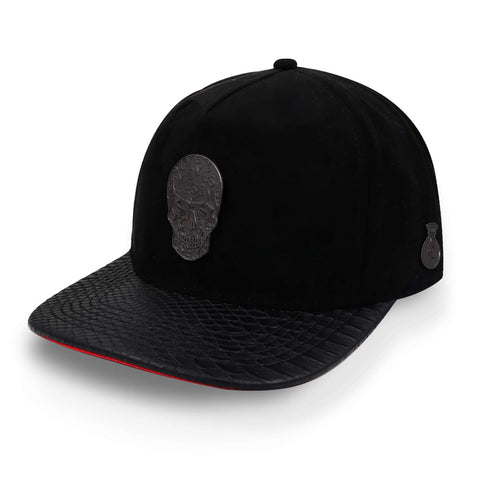Gorra Cash Only Skull Snake Snap Negro Unitalla