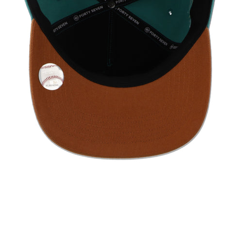 Gorra '47 MLB Yankees World Rattle Teal Azul Unitalla