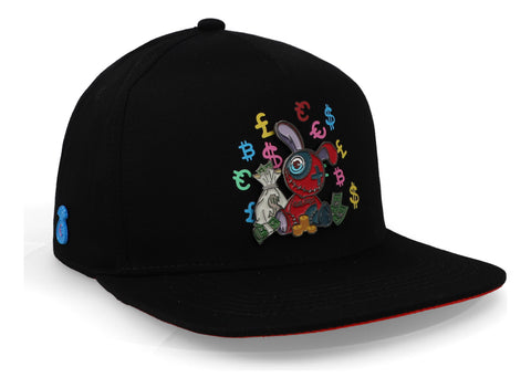 Gorra Cash Only Rabbit Toy Blk Red 1021 Unitalla