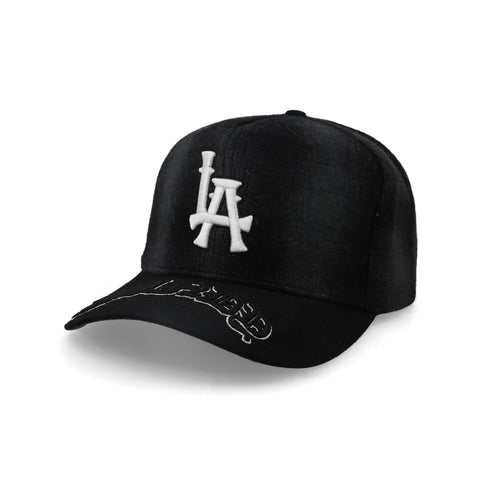 Gorra Dandy Hats Plaid Negra Unitalla