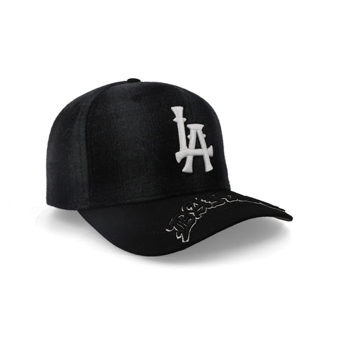 Gorra Dandy Hats Plaid Negra Unitalla