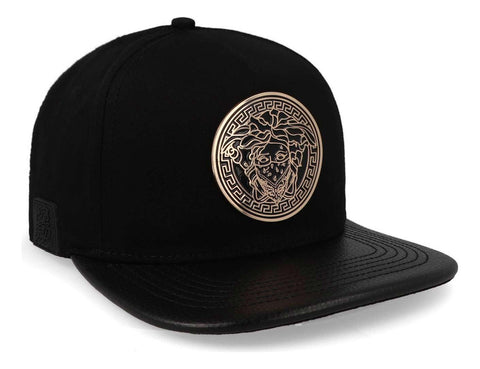 Gorra Cash Only Medusa Gold Negro Unitalla