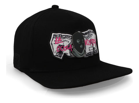 Gorra Cash Only Franklin La Cosa Nostra All Black 1012 Unita