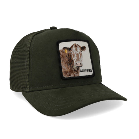Gorra Goorin Bros 101-1867 The Suede Cow Musgo Unitalla