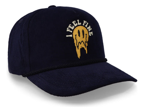 Gorra Field Grade I Feel Fine Deep Nvy Corduroy 1003938 Unit
