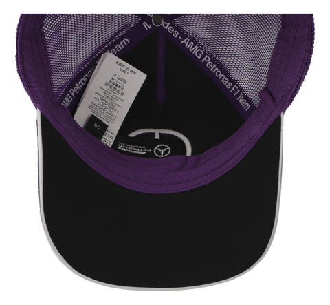 Gorra Mercedes Amg Rp Lh Morado Unitalla