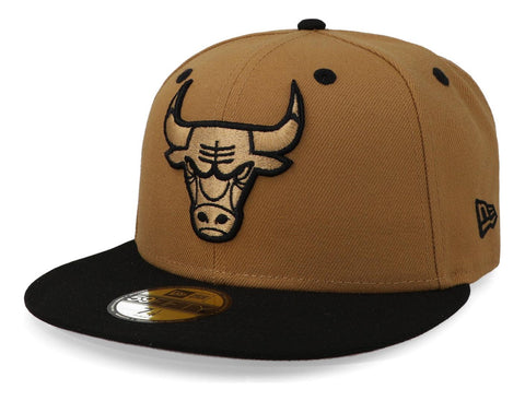 Gorra New Era 59 Fifty NBA Bulls Q323 Café Cerrada