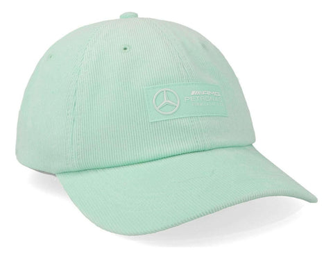 Gorra Mercedes Benz Mapf1 Fw Retro Cord Menta Unitalla