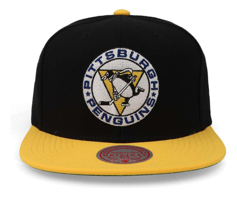 Gorra Mitchell & Ness NHL Team 2 Tone 2.0 Penguins Amarillo