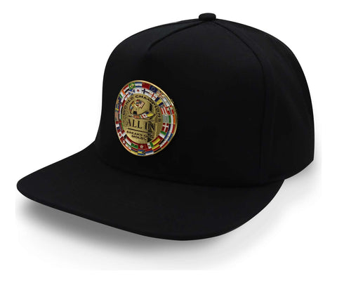 Gorra All In Uppercut Negro Snap Unitalla