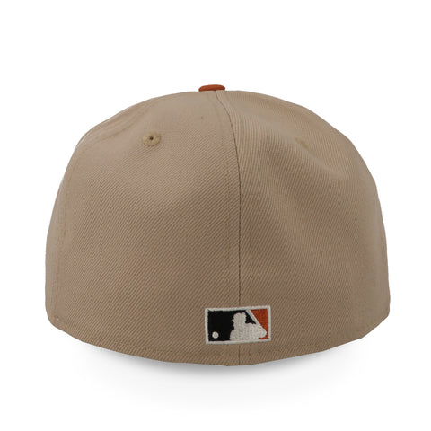 Gorra New Era 59 Fifty MLB Orioles Camello Cerrado