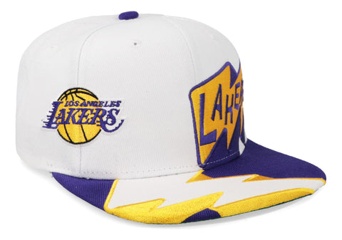Gorra Mitchell & Ness NBA Los Angeles Fast Times Blanca