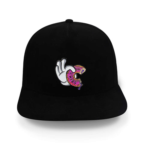 Gorra Cash Only Munchos Hand Snap Negro Unitalla