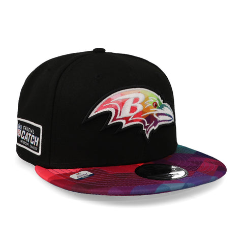 Gorra New Era 9 Fifty NFL Crucial Catch 23 Ravens Negro Uni