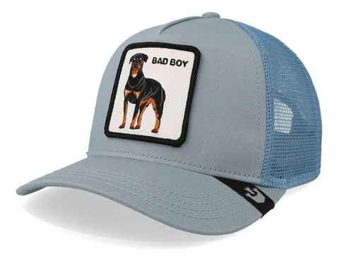 Gorra Goorin Bros 101-0990 Slate Bad Boy Trucker Azul Claro