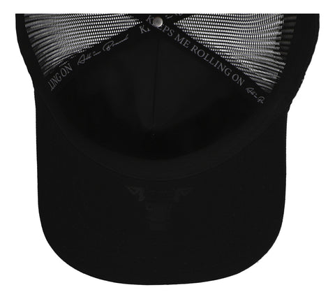 Gorra All In Chrome Trucker Negro Con Rojo Unitalla