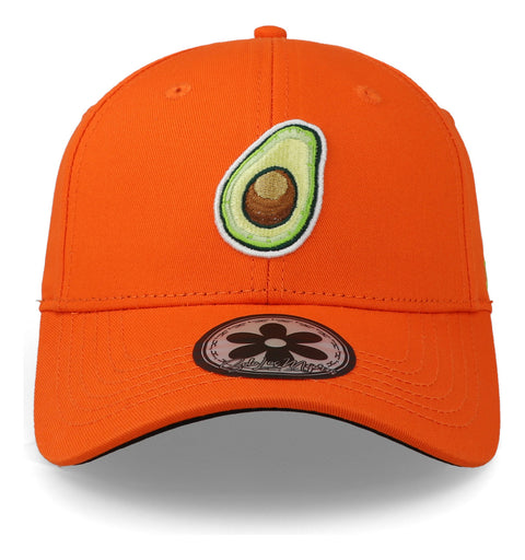 Gorra Jc Hats Avocado 1882 Curve Naranja Unitalla