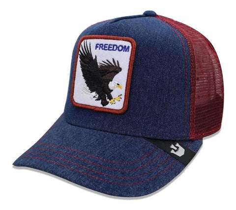 Gorra Goorin Bros The Freedom Eagle Azul Unitalla
