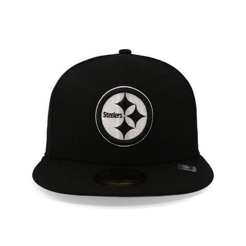 Gorra New Era 59 Fifty NFL Steelers League Basic Cerrado