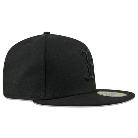 Gorra New Era 59 Fifty MLB Red Sox Basic Negro Cerrada