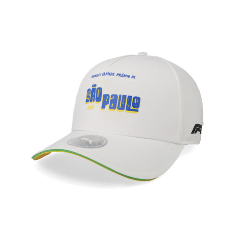 Gorra Stitched F1 FW Brasil 6429 Blanco Unitalla