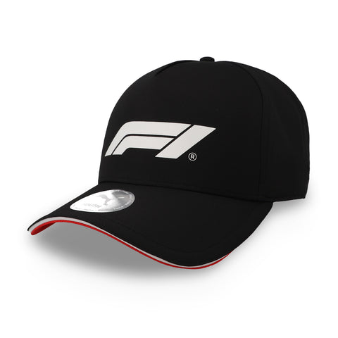 Gorra Stiched F1 Puma Negro Ajustable Para Niños