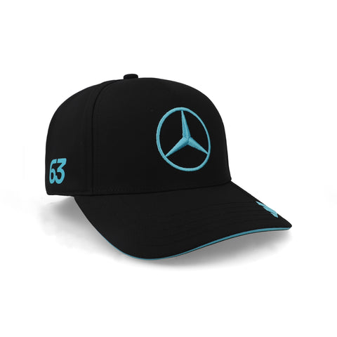 Gorra Mercedes George Russell AMG Petronas Negra Unitalla