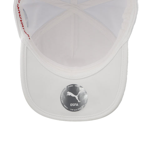Gorra Ferrari Hamilton Replica Blanca Unitalla