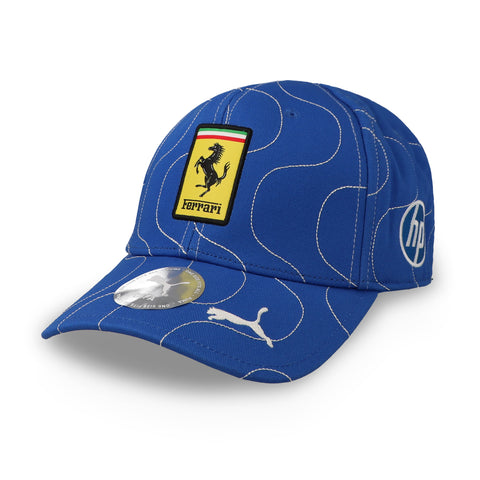 Gorra Stichd F1 Ferrari Monza BB Azul Unitalla