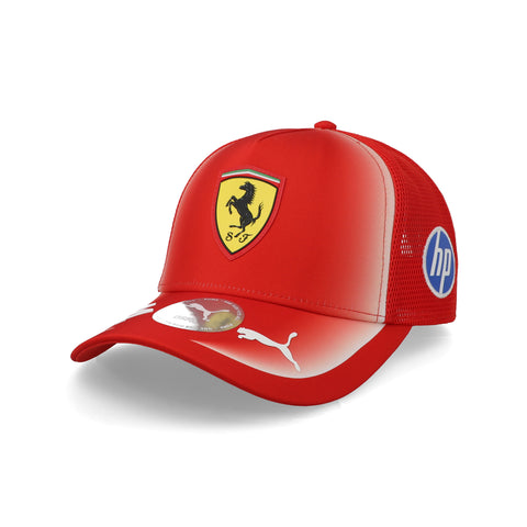 Gorra Puma Ferrari F1 Hamilton Trucker Rojo Unitalla