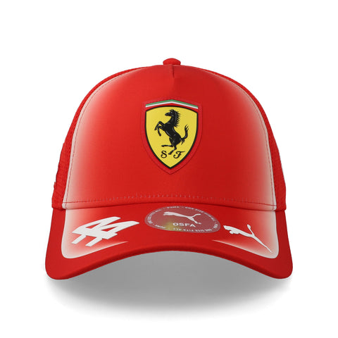Gorra Puma Ferrari F1 Hamilton Trucker Rojo Unitalla