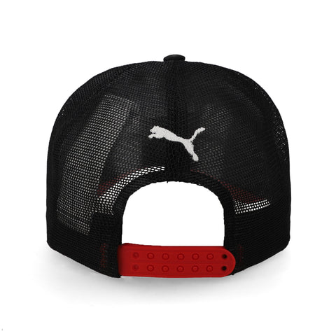 Gorra Ferrari Trucker Negra Unitalla